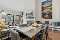 Avon Mountain Condo | Fireplace & Vinyl | Pets - Image 3