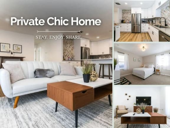 Private Chic 2br | 10 min to Downtown| Fast Wifi - Image 1