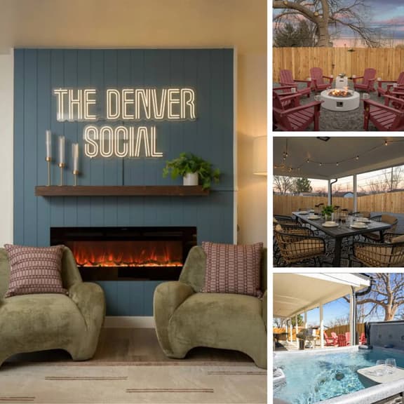 The Denver Social I Hot Tub, Fire Pit & Game Room - Image 1