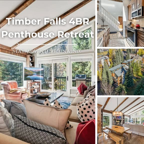 Timber Falls 4BR Penthouse Retreat with Views - Image 1